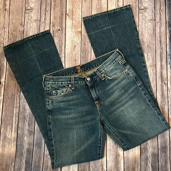 7 for all Mankind Bootcut Jean 30 - Picture 3 of 4